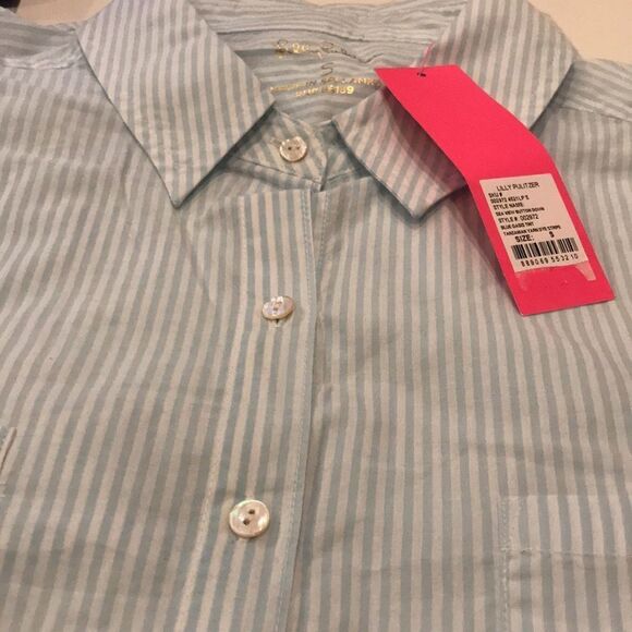 Lilly Pulitzer Sea View Button Down Top - Picture 7 of 7
